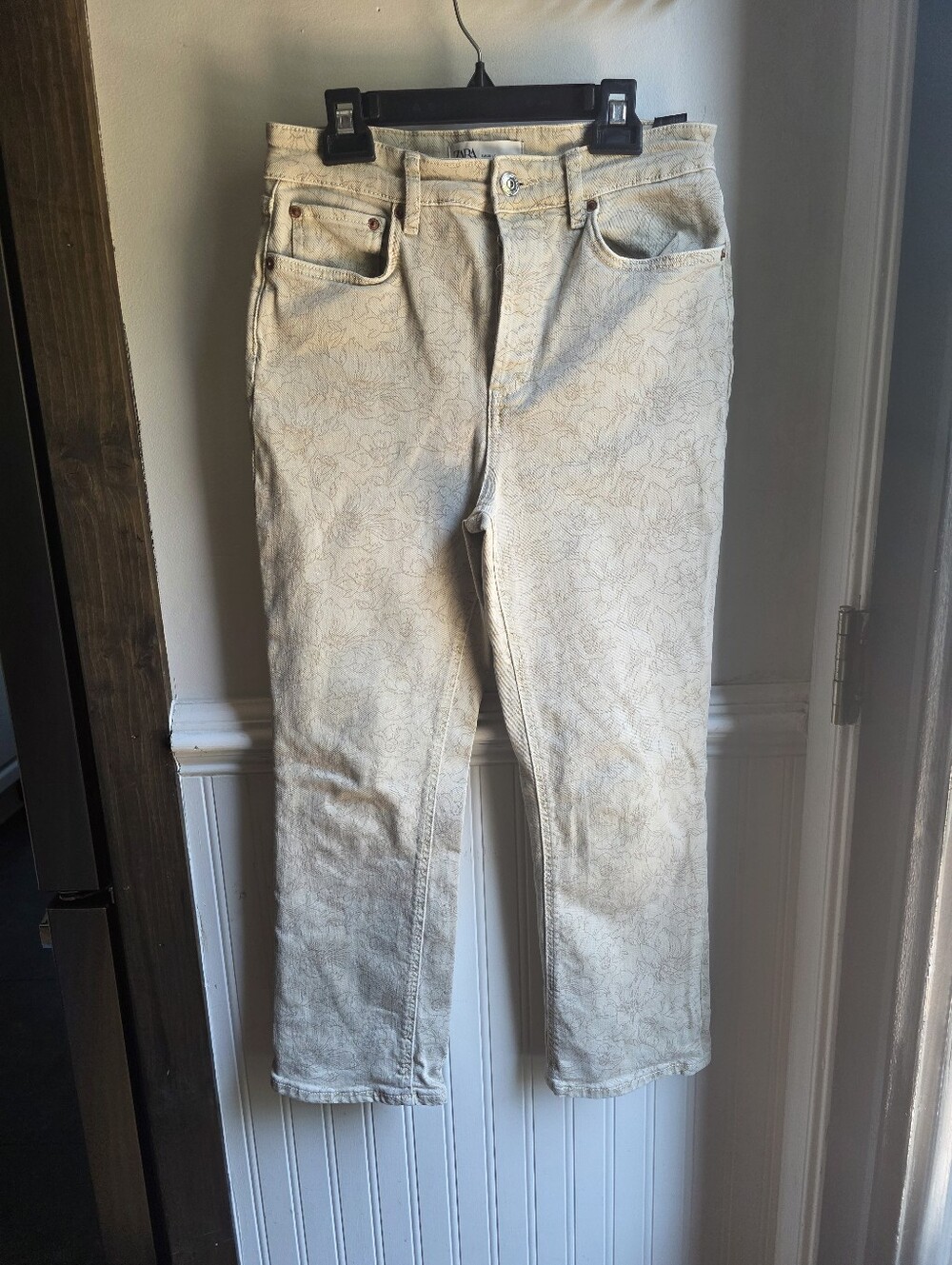 Zara The Dreed Flare Floar Denim
